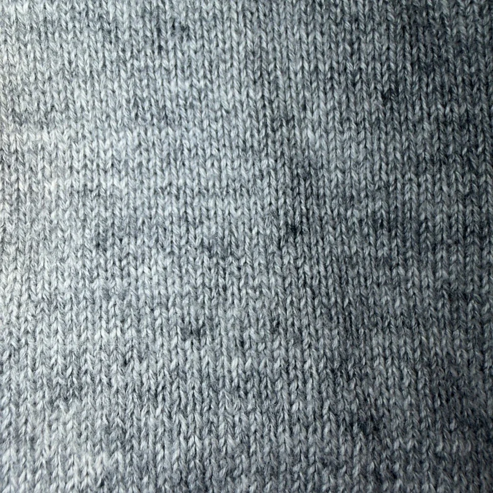 Robert Graham Mens Gray Cotton Quarter Zip Sweater Classic Fit Striped Trim L